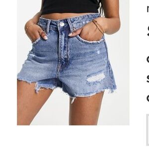 Size 6 denim shorts NWT